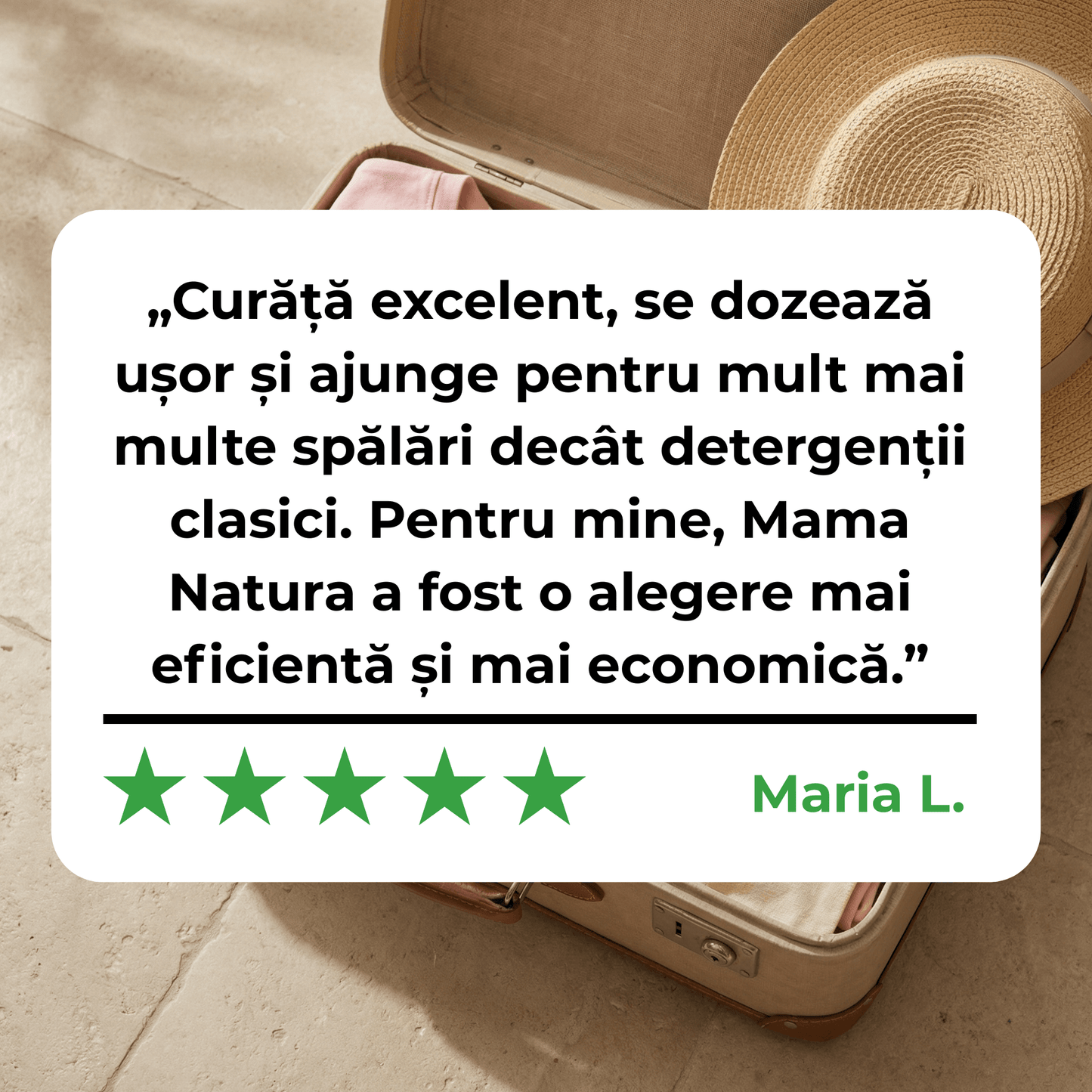 Mama Natura | Foi detergent pentru rufe