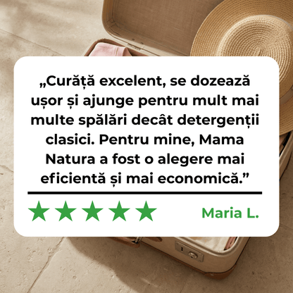 Mama Natura | Foi detergent pentru rufe